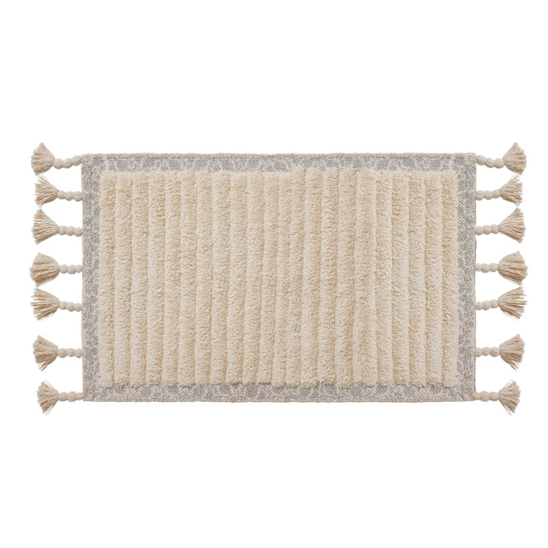 Lucky Brand Sadie Fringe 100 Cotton Bath Rug & Reviews Wayfair